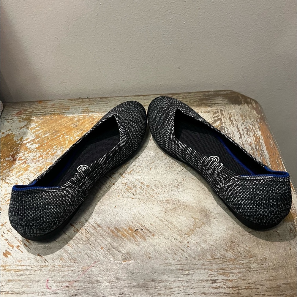 Rothy's Women's Flat Ballet Shoes Maritime Heather Granite Sz 10 Round Toe NWOB - Picture 5 of 8